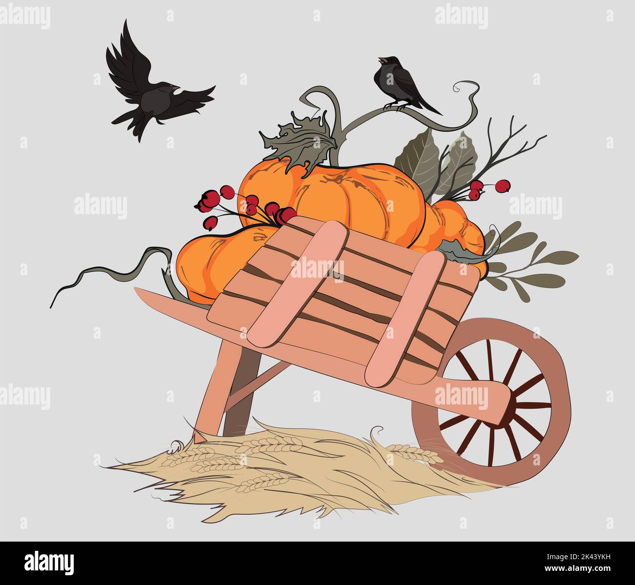 Happy Thanksgiving holiday vector design template for websites, posters ...