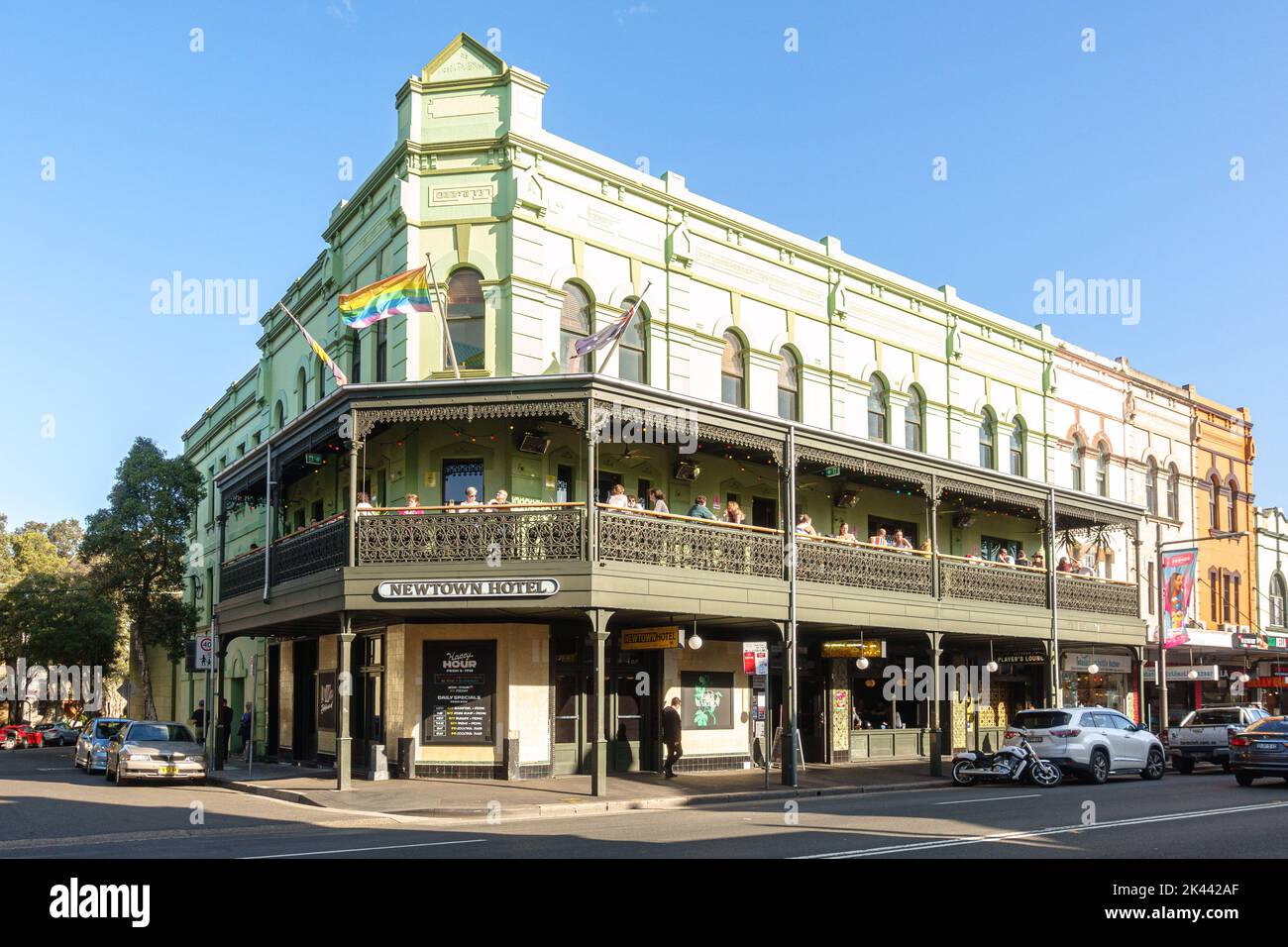 The Newtown Hotel on North King Street on a sunny afternoon Stock Photo