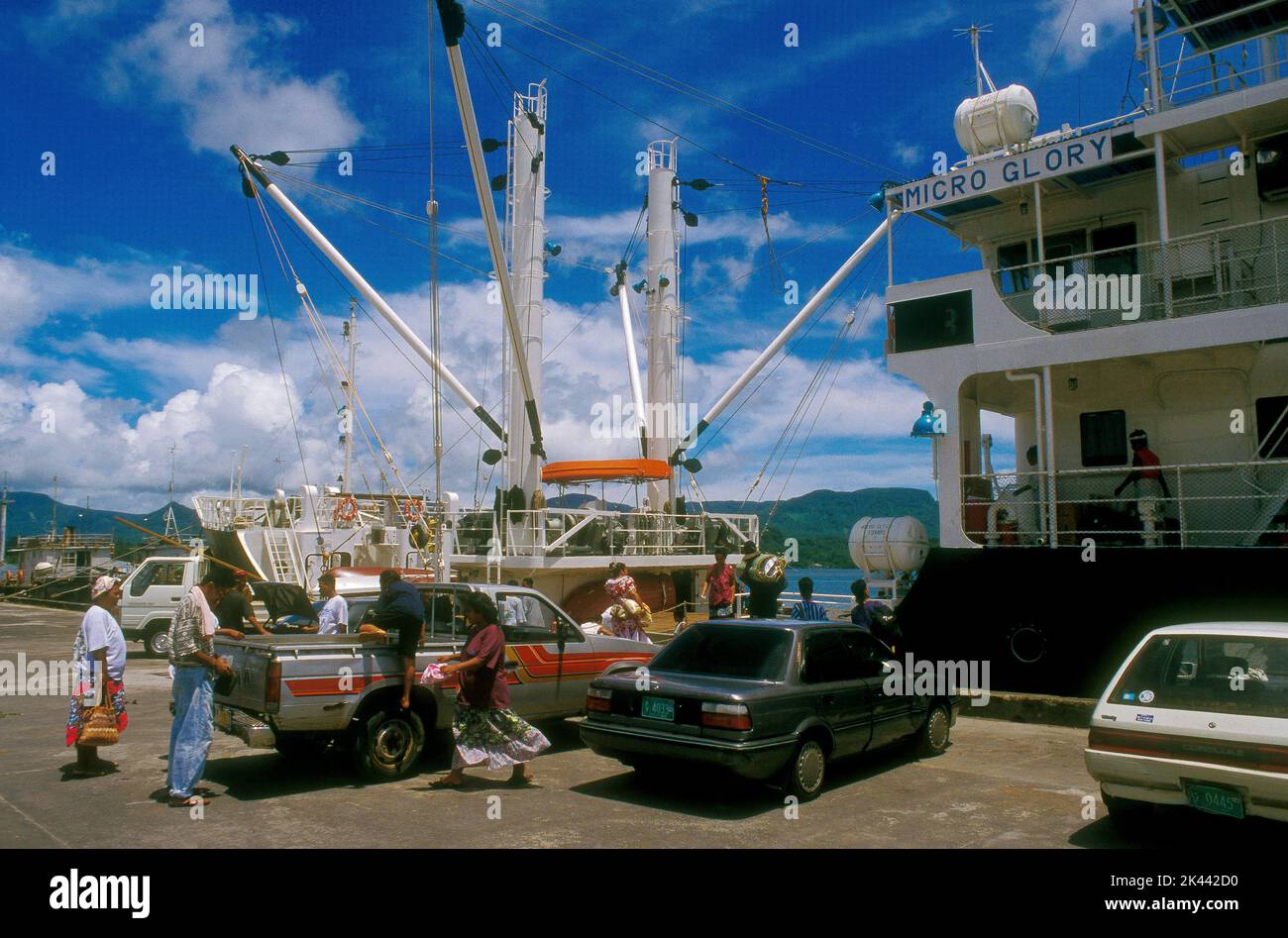 Tropical steamer steamship inter island communications departure