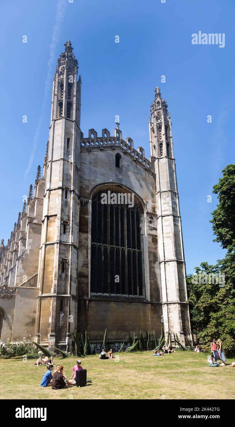 Kings College Chapel, Cambridge, UK. 22/6/22 Stock Photo
