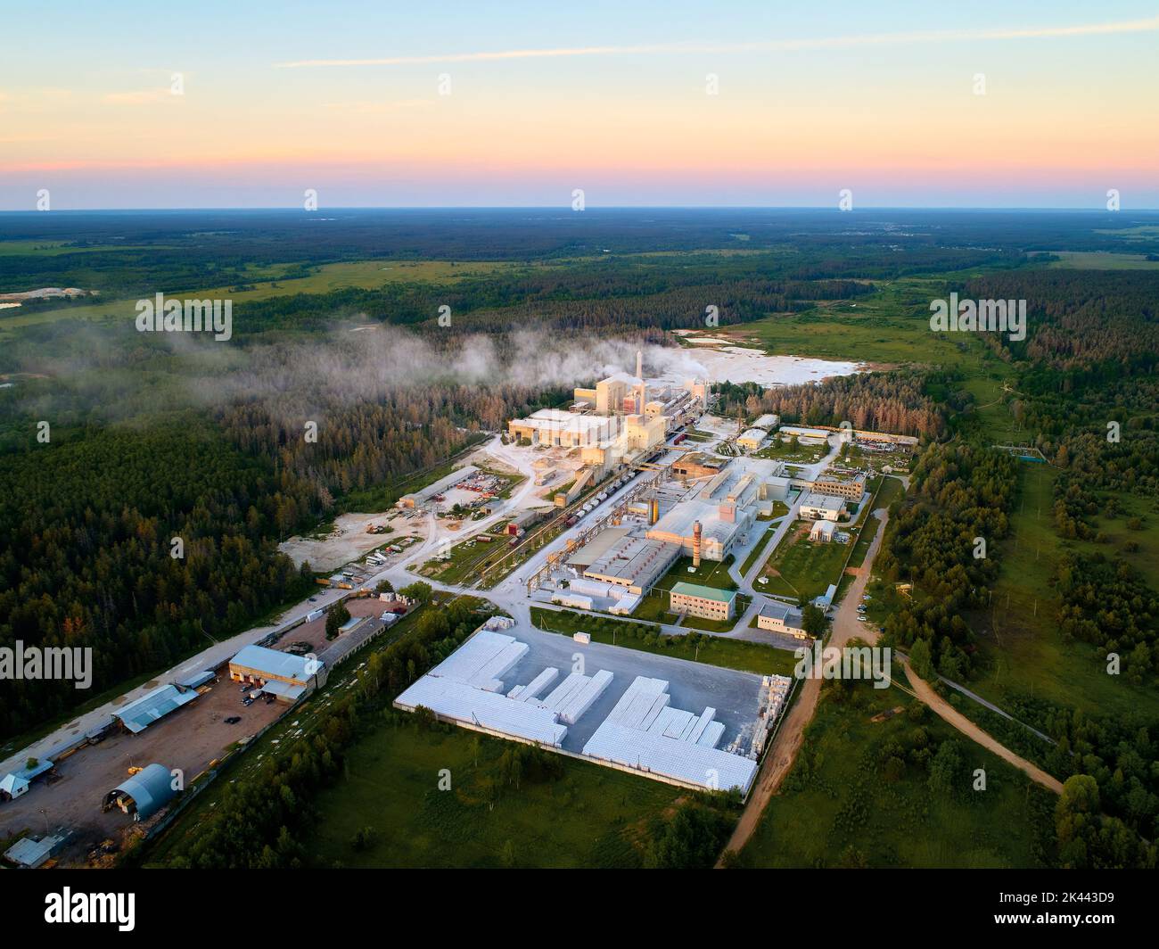 Plant to manufacture lime bricks and carbonate foam concrete Stock