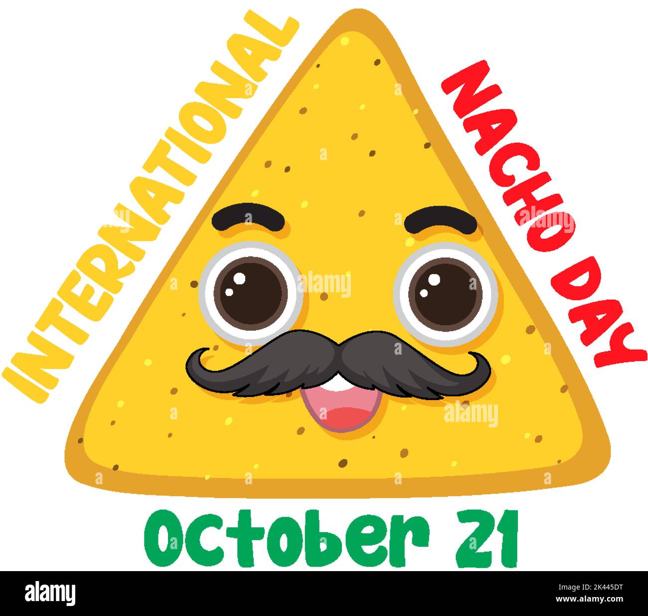 International Nacho Day Banner Design illustration Stock Vector Image &amp; Art - Alamy