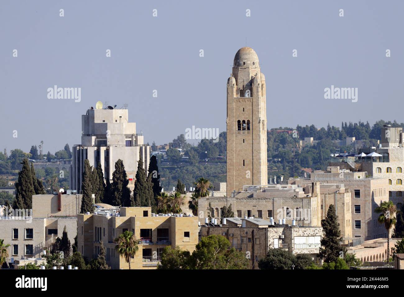 The Iconic YMCA building in Jerusalem, Israel Stock Photo Alamy