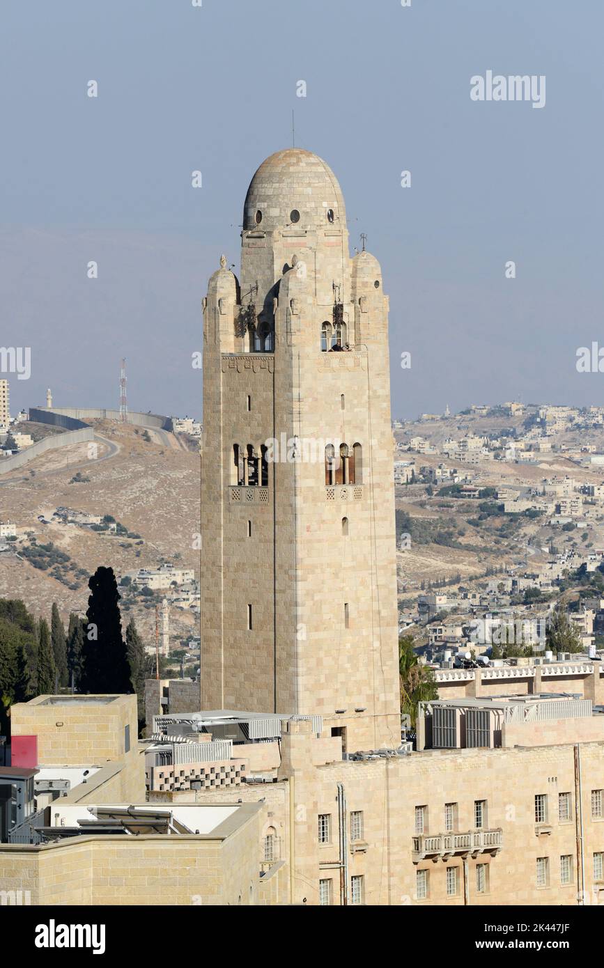 The Iconic YMCA building in Jerusalem, Israel Stock Photo Alamy