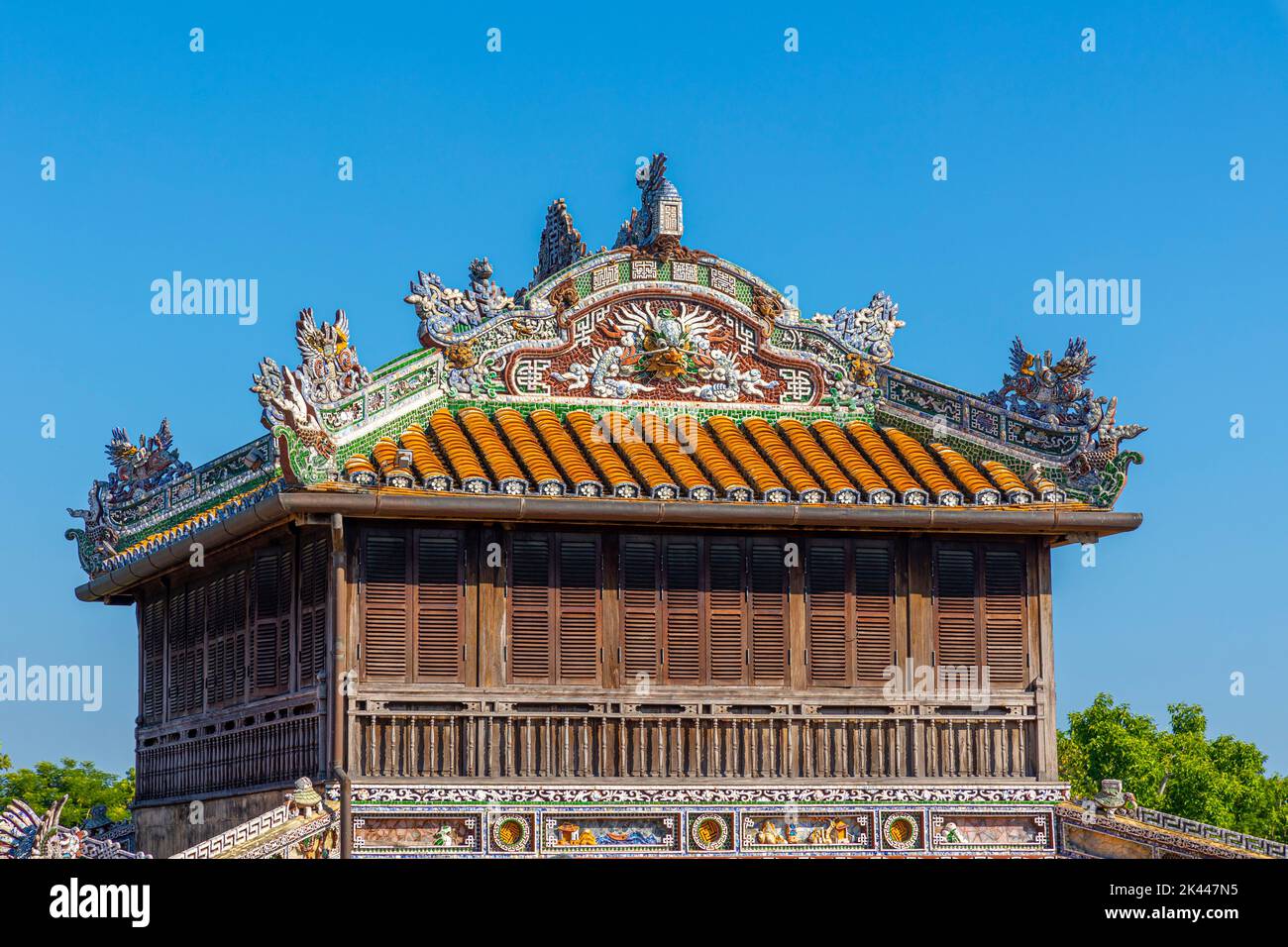 Royal Theater, Imperial City, Hue, Thua Thien Hue province, Vietnam Stock Photo