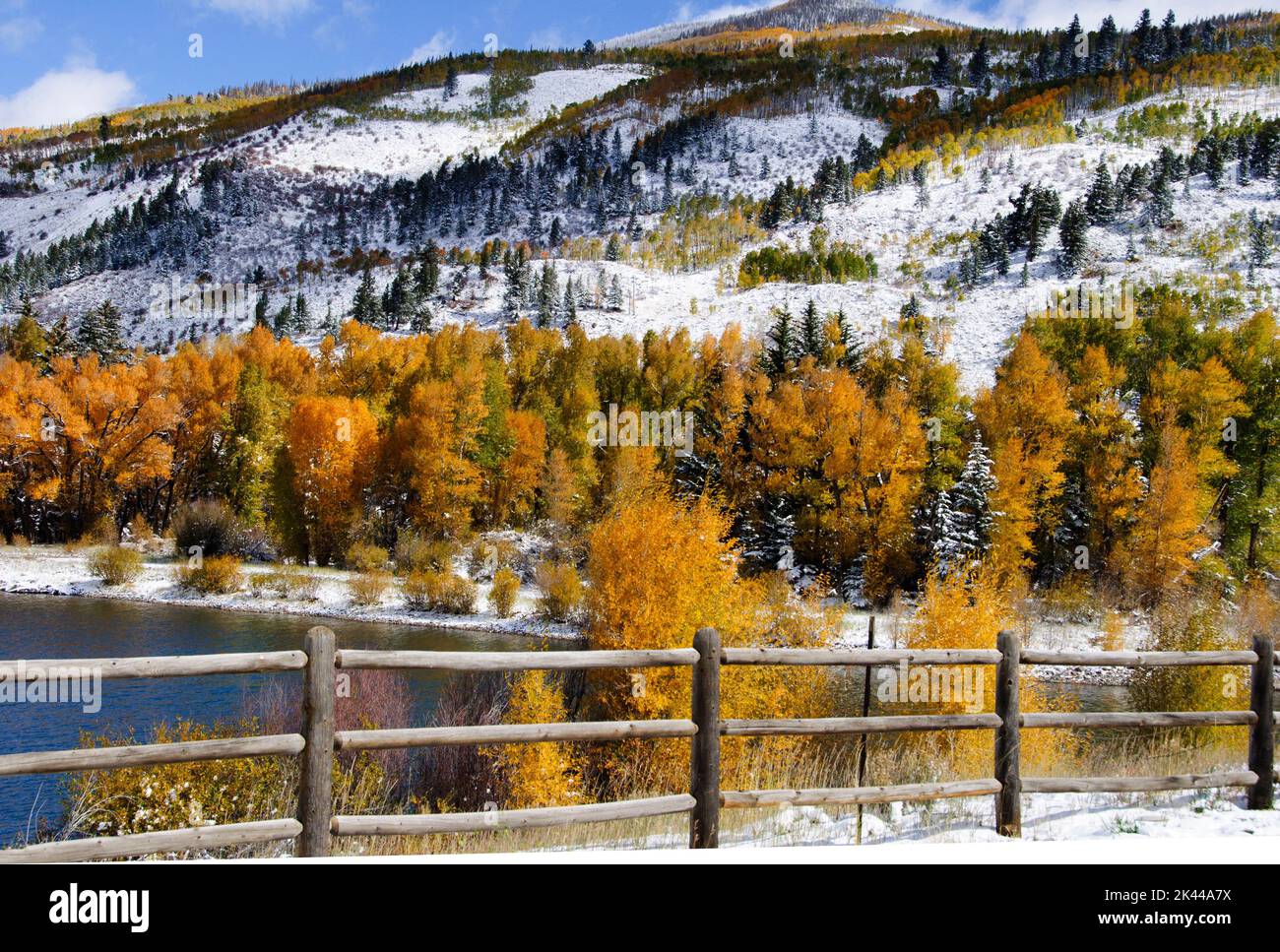 Fall colors in the Rocky Mountains Stock Photo - Alamy