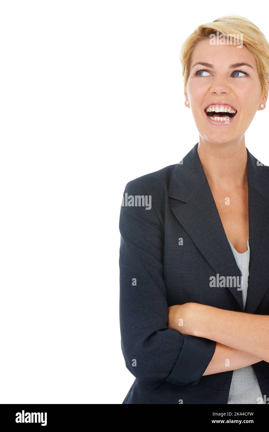 Arms folded female hi-res stock photography and images - Alamy