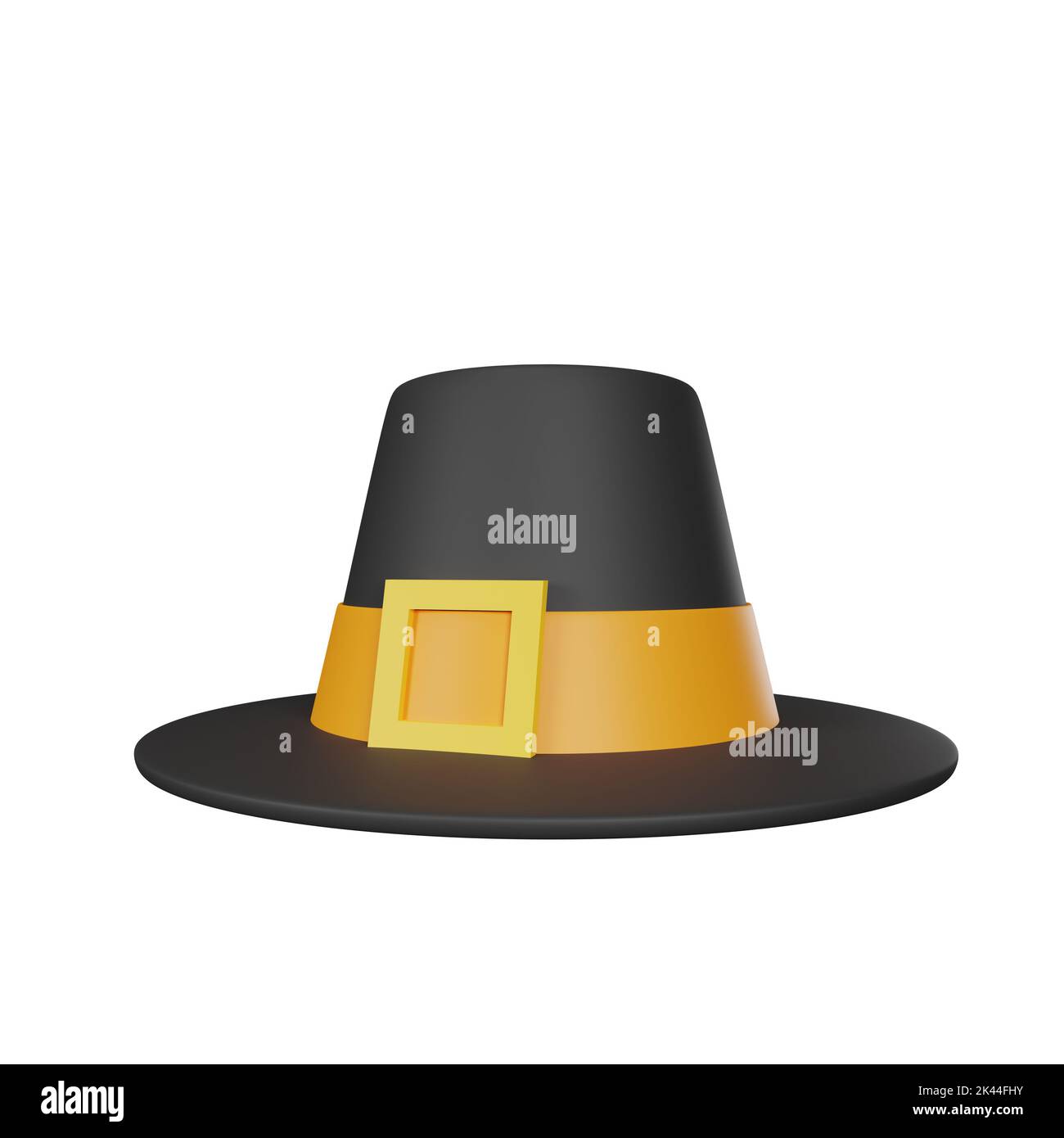 3d rendering hat thanksgiving icon Stock Photo