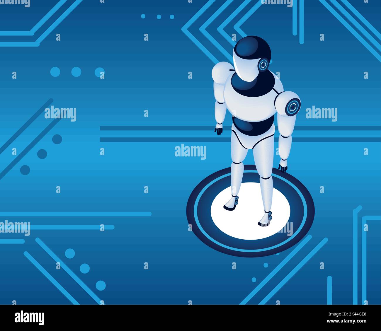 artificial intelligence robot tech Stock Vector Image & Art - Alamy