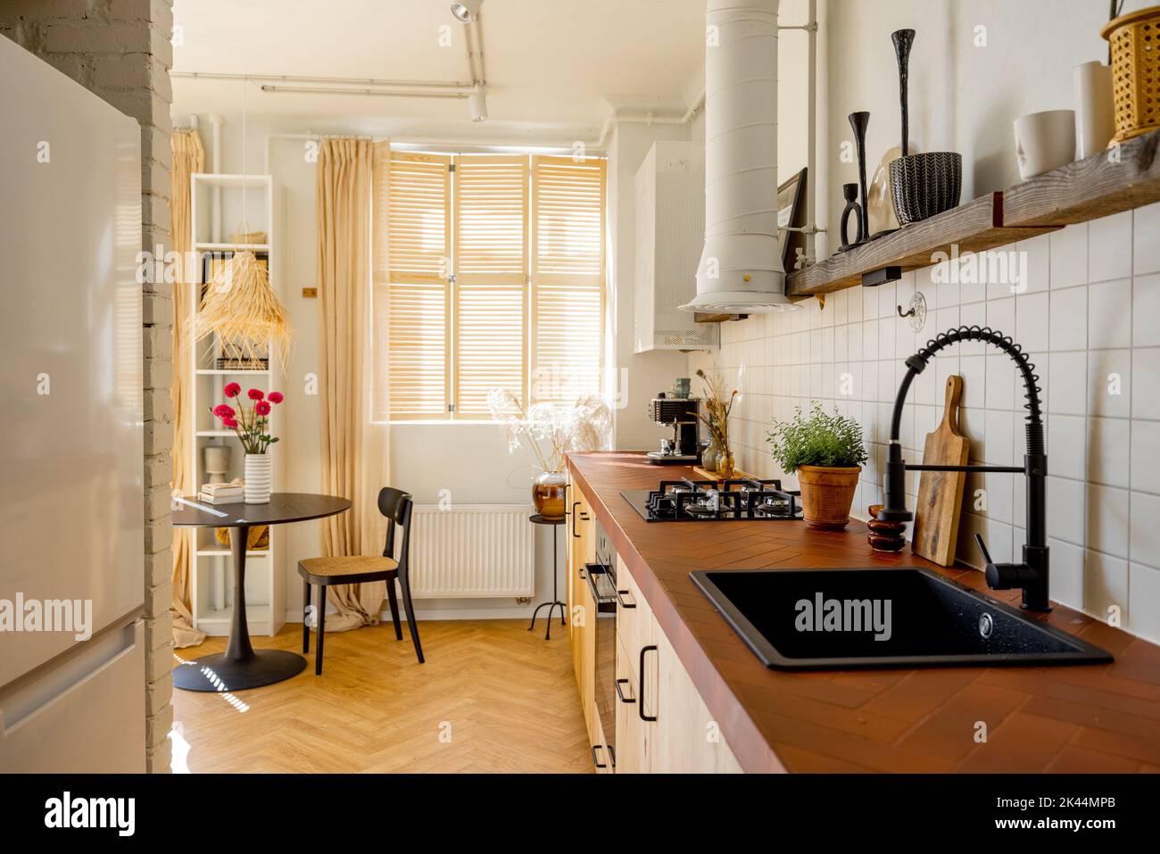 Stylish kitchen interior Stock Photo