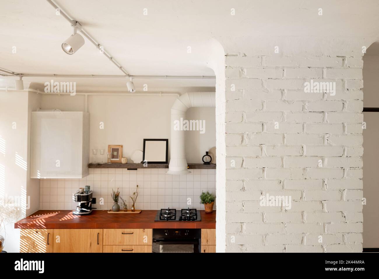 Beautiful stylish kitchen interior Stock Photo