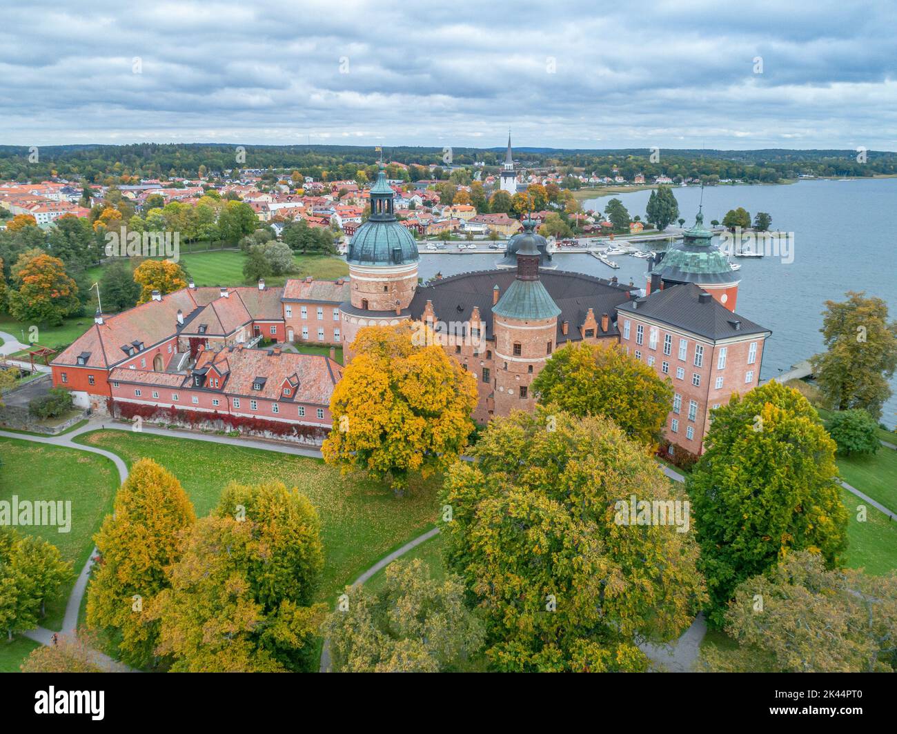 Gripsholm castle the old brick castle hires stock photography and