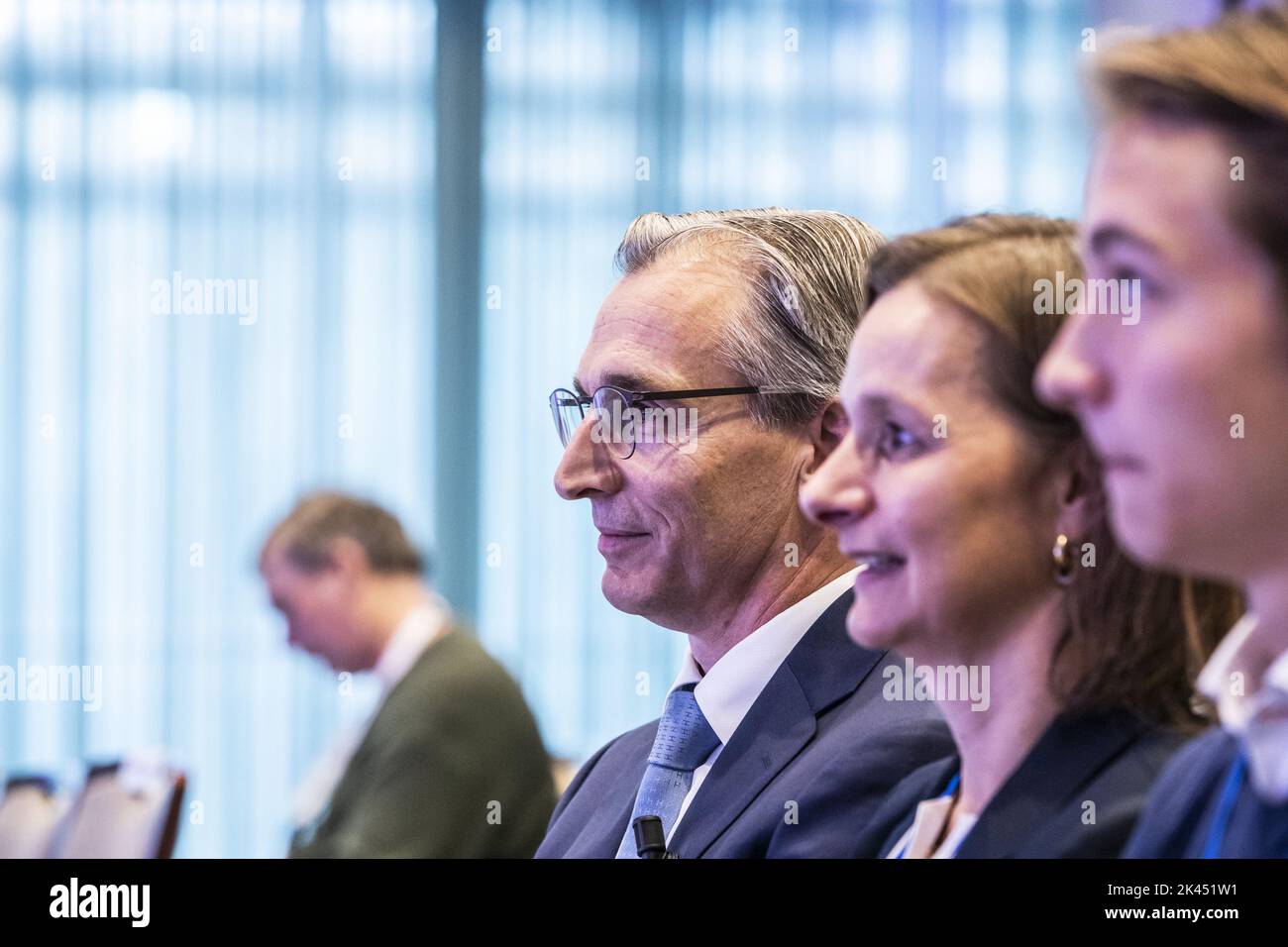 2022-09-30 09:24:24 AMSTERDAM - CEO Roy Jakobs of Koninklijke Philips NV before the start of an extraordinary shareholders' meeting of Philips. ANP EVA PLEVIER AMSTERDAM netherlands out - belgium out Stock Photo