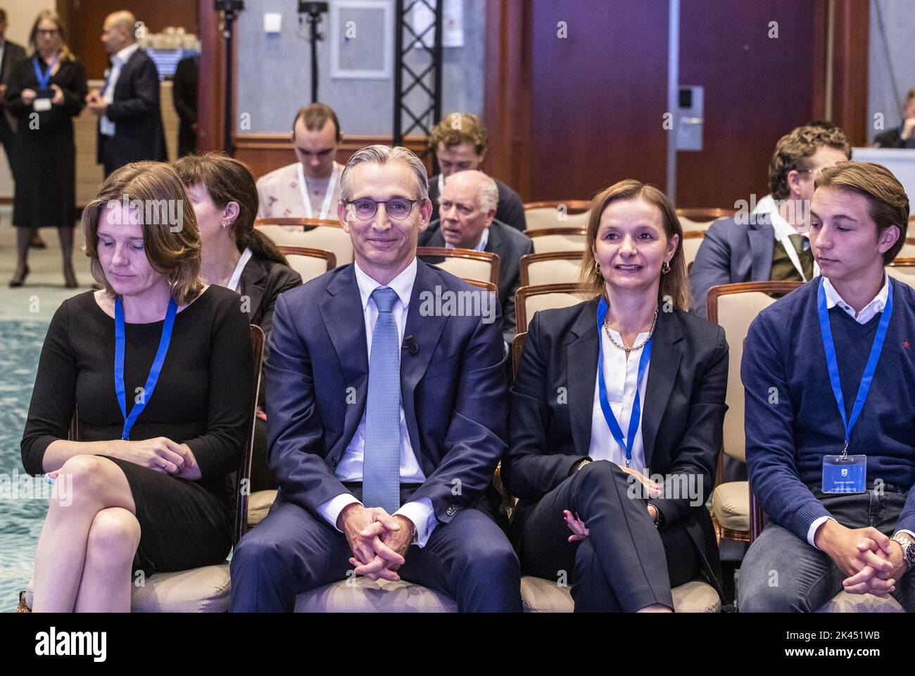 2022-09-30 09:27:27 AMSTERDAM - CEO Roy Jakobs of Koninklijke Philips NV before the start of an extraordinary shareholders' meeting of Philips. ANP EVA PLEVIER netherlands out - belgium out Stock Photo