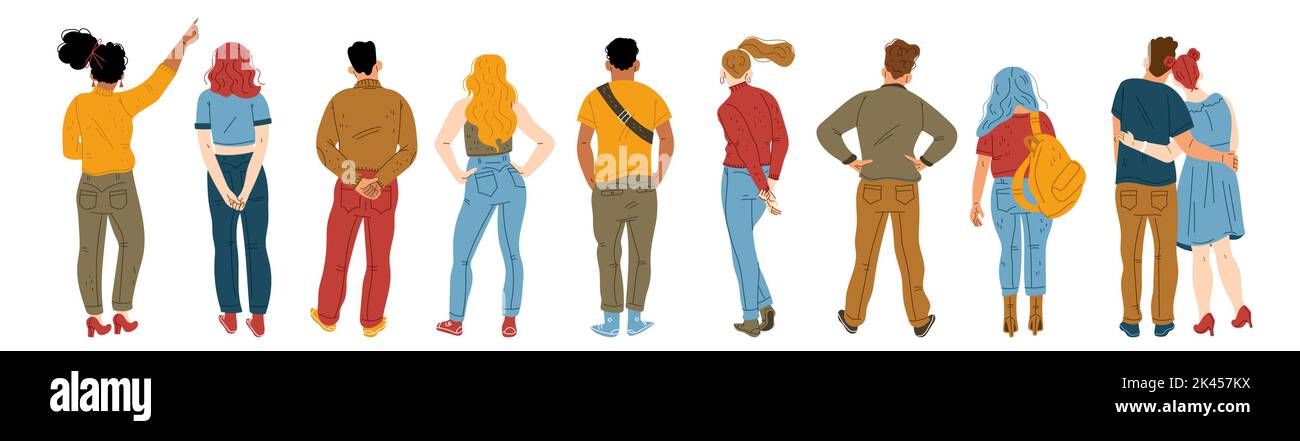 Man looking at woman clothes Stock Vector Images - Page 2 - Alamy