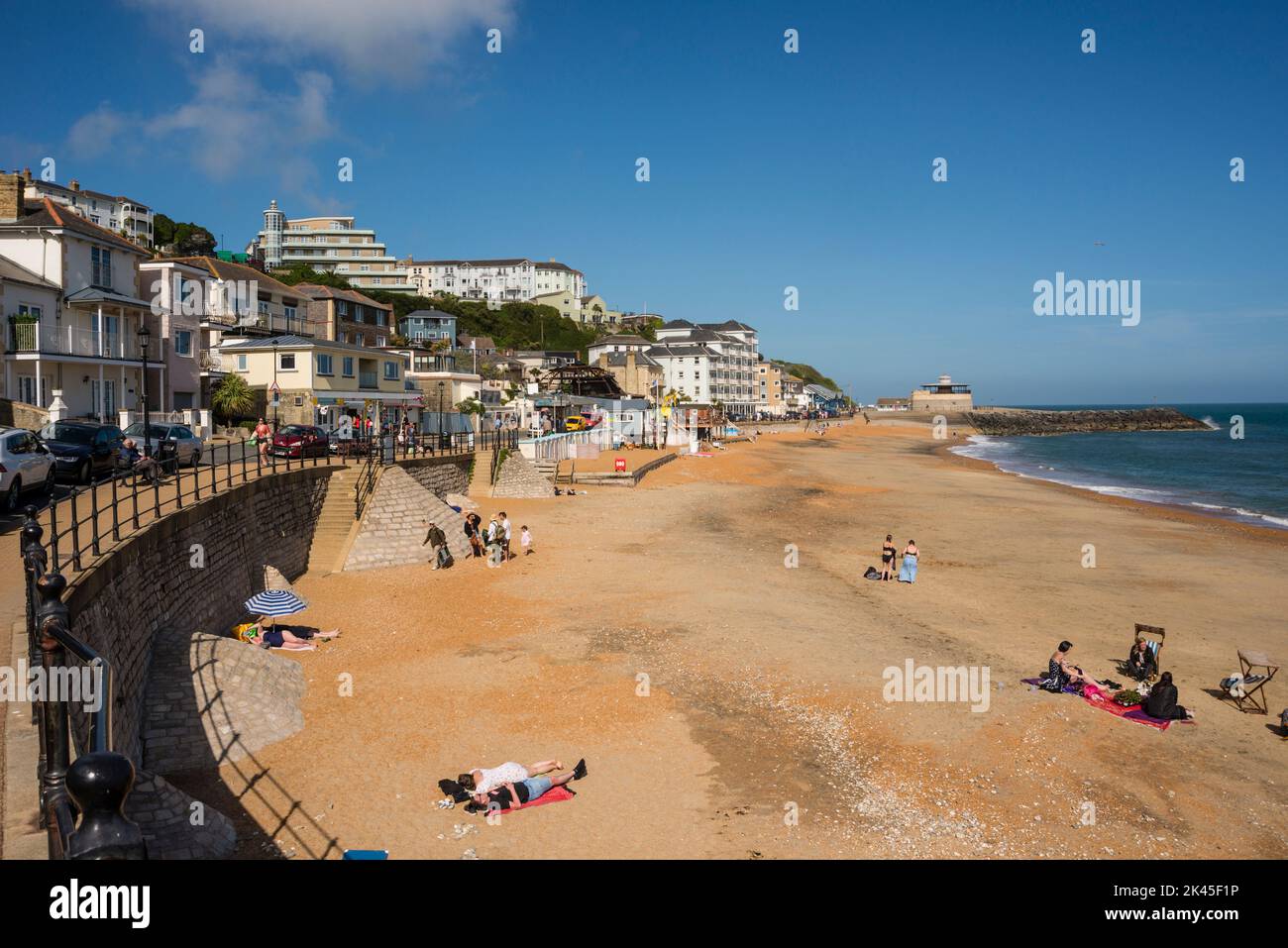 Beachfront, Ventnor, Isle of Wight, UK Stock Photo Alamy