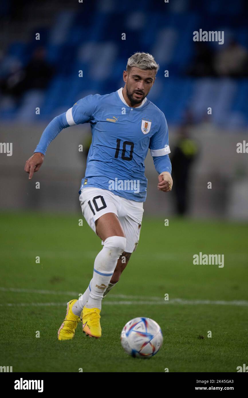 BRATISLAVA, SLOVAKIA - SEPTEMBER 27: Giorgian de Arrascaeta of Uruguay