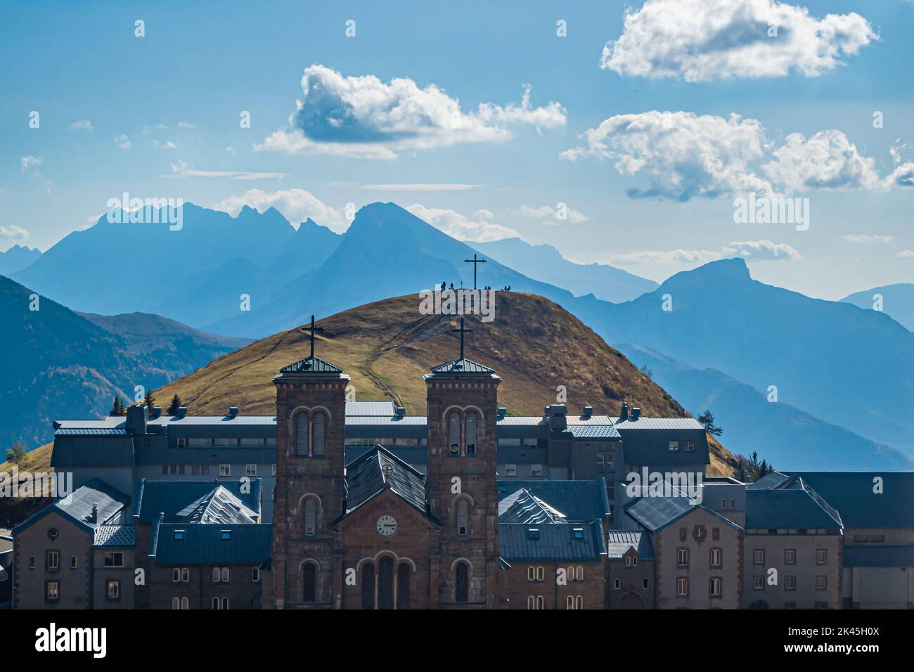 Sanctuary of Our Lady of La SaletteFallavaux Stock Photo Alamy