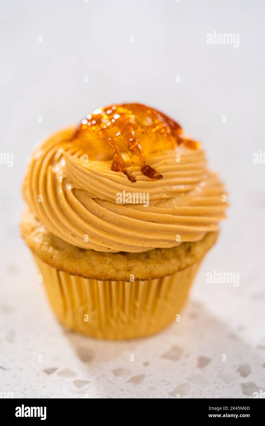 Dulce de Leche Cupcakes Stock Photo - Alamy