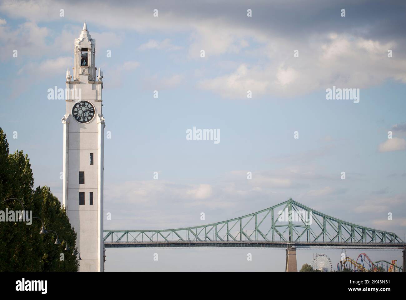 The Montreal Clock Tower, the Sailor's Memorial Clock, Stock Photo