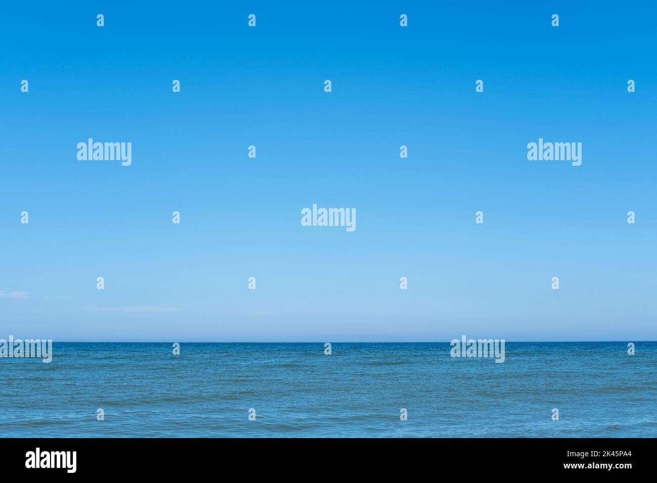 Stock photo of calm blue ocean and sky, Cape Cod, Massachusetts Stock Photo