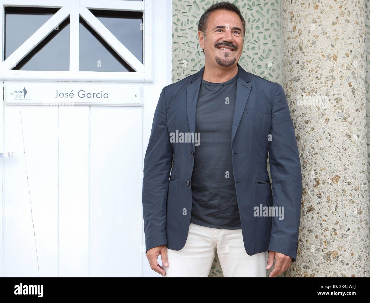 September 30, 2022, Dinard, Bretagne, France: JOSE GARCIA at the Inauguration Ceremony of the Commemorative Plaque during the 33rd Dinard Festival of British Cinema (Credit Image: © Mickael Chavet/ZUMA Press Wire) Stock Photo