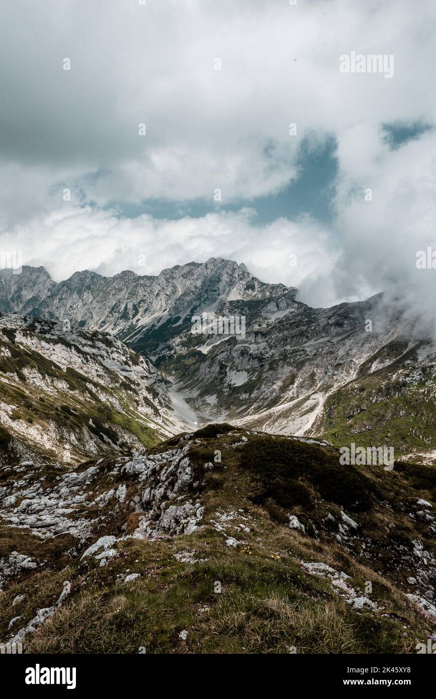 Italian alps landscape in summer Stock Photo - Alamy