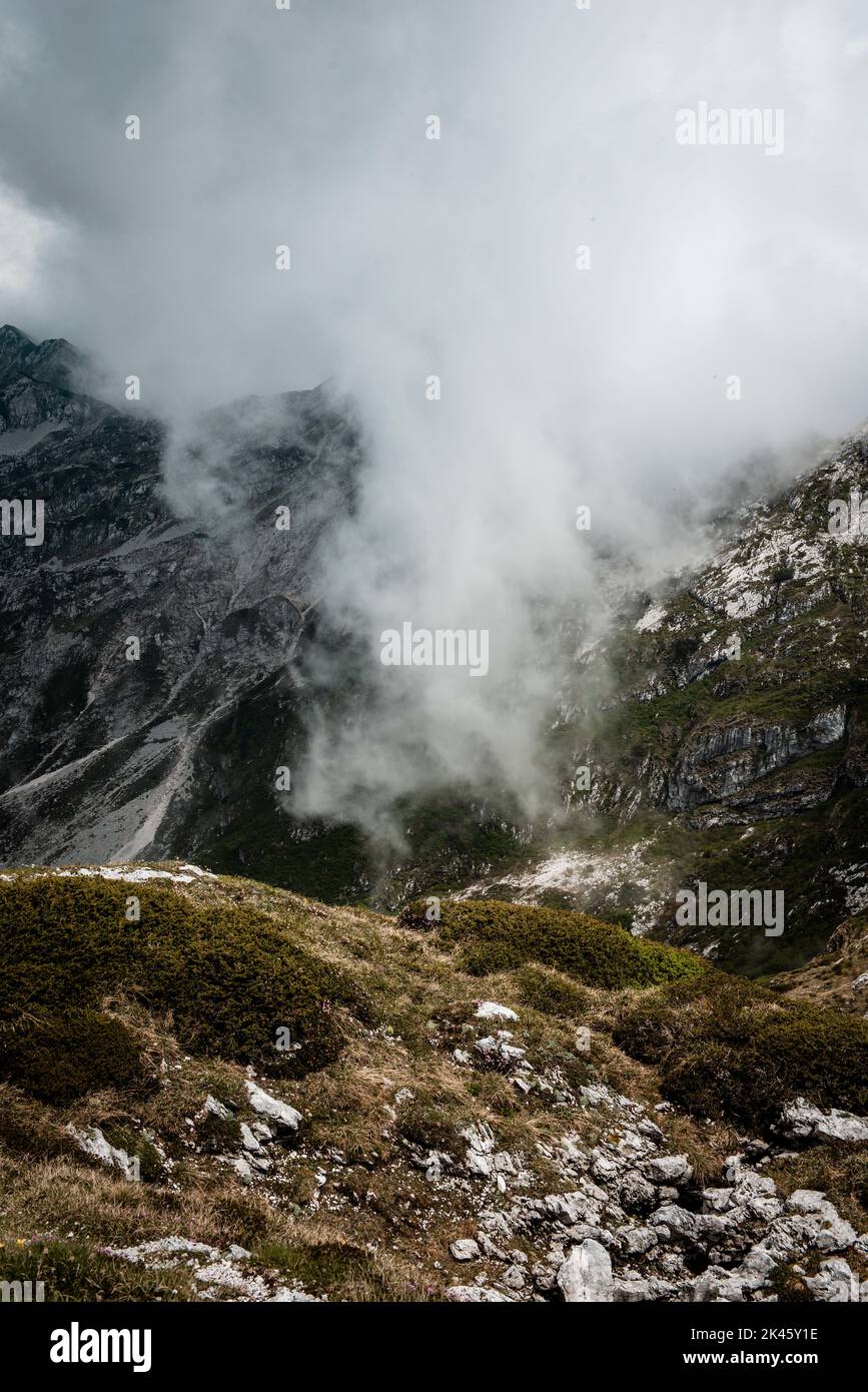 Italian alps landscape in summer Stock Photo - Alamy