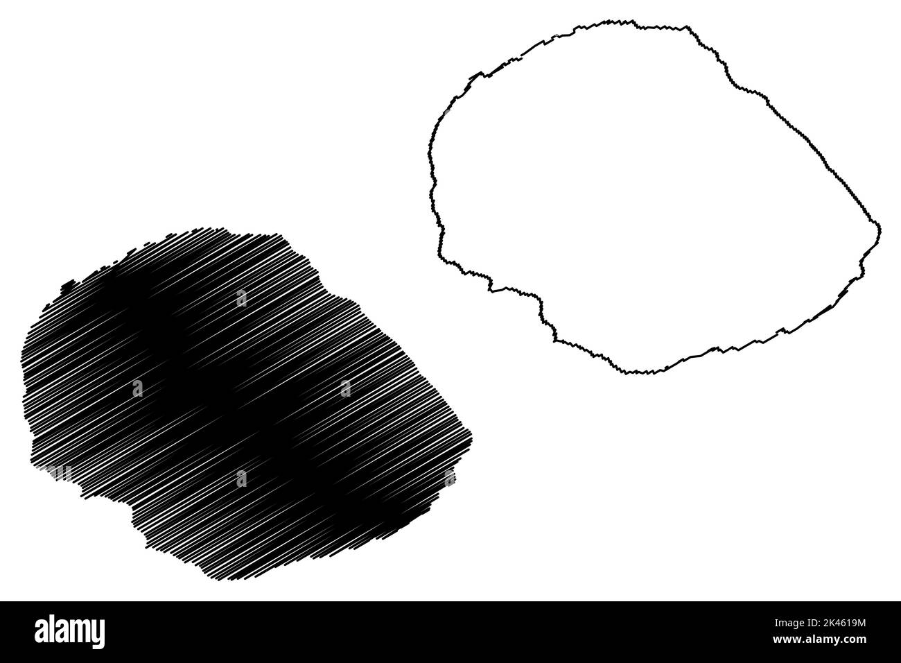 Marchena island Republic of Ecuador - Marchena Island Republic Of Ecuador Pacific Ocean Latin Or South America Galapagos Islands Archipielago De Colon Map Vector Illustration Scribb 2K4619M 