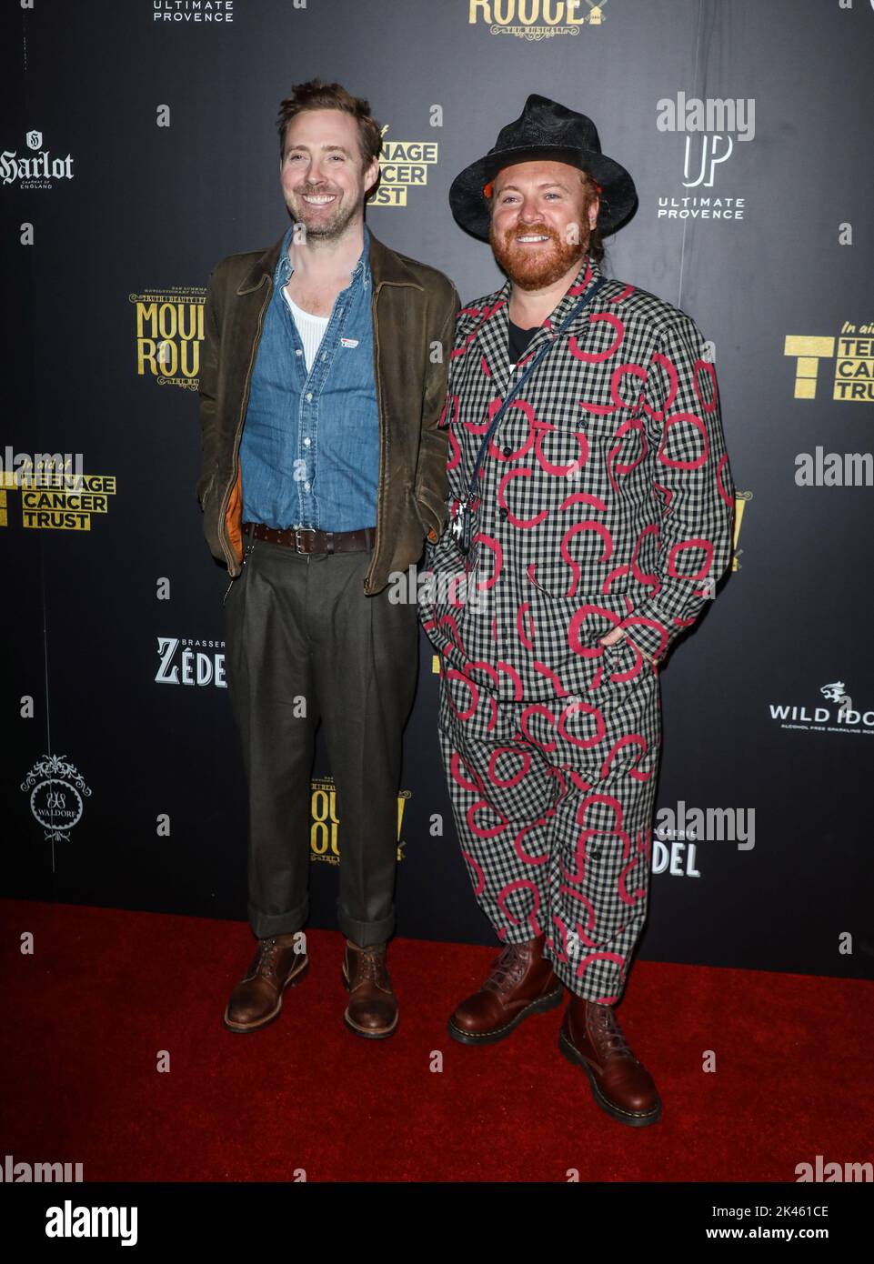 London, UK. 29th Sep, 2022. Ricky Wilson of the Kaiser Chiefs and Leigh ...