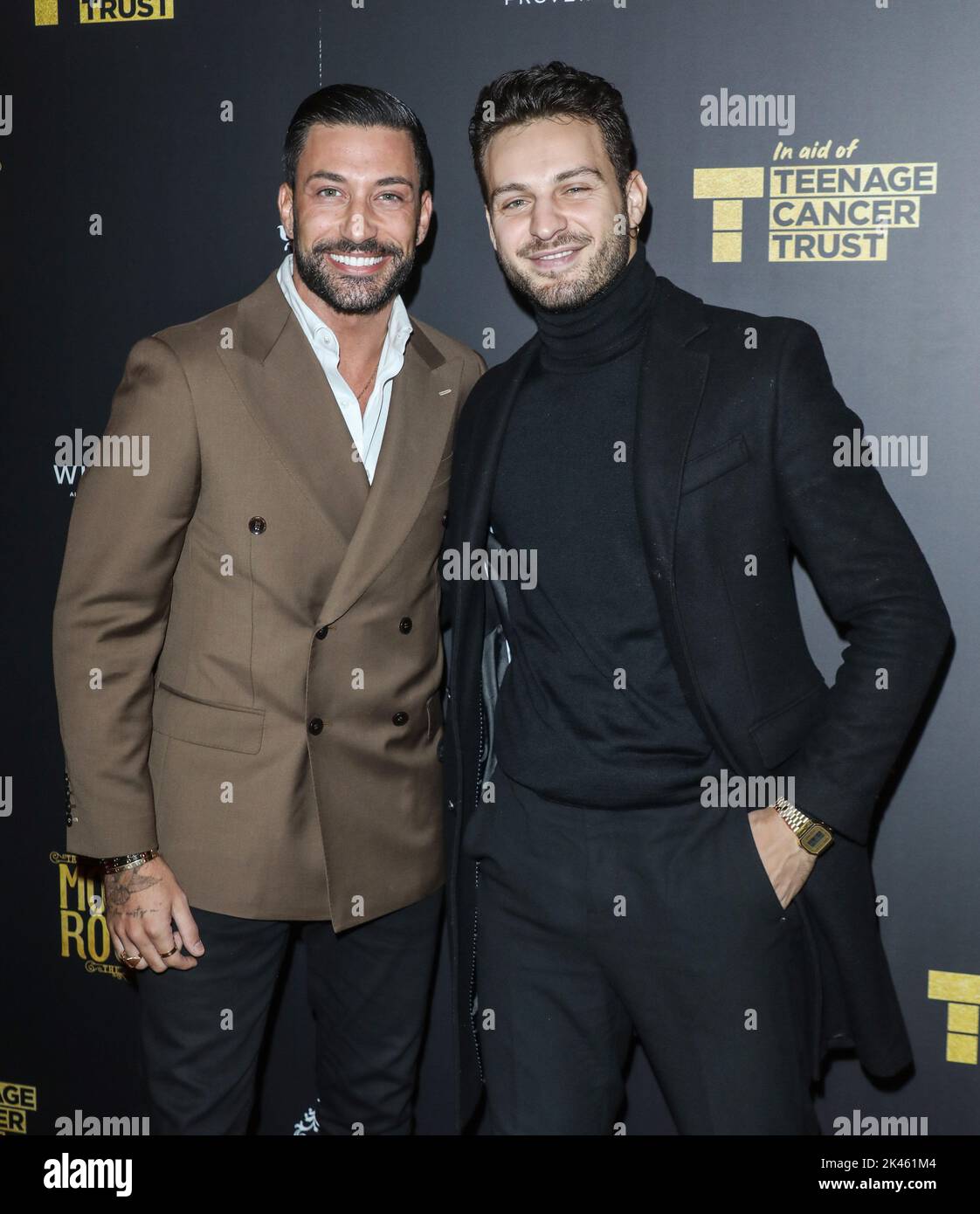 Giovanni Pernice and Vito Coppolo seen attending the gala night for