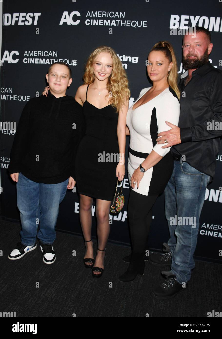 Santa Monica, Ca. 29th Sep, 2022. (LR) Jaxon Miller, Amiah Miller