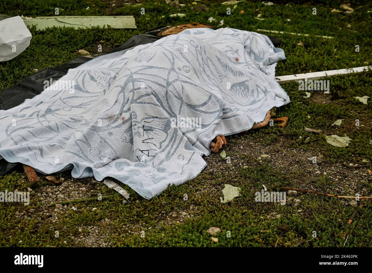 Non Exclusive ZAPORIZHZHIA, UKRAINE SEPTEMBER 30, 2022 A blanket