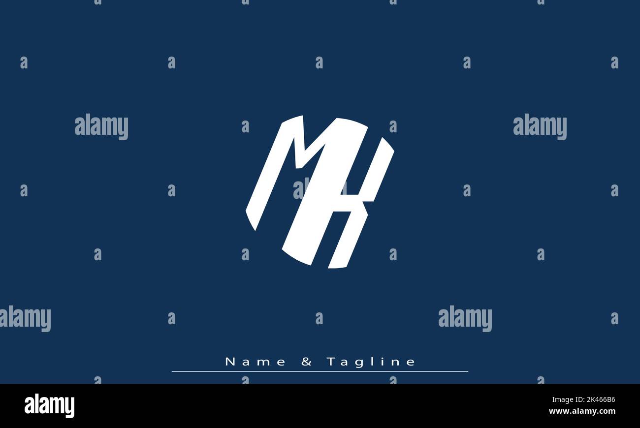 Alphabet letters Initials Monogram logo MK , KM Stock Vector