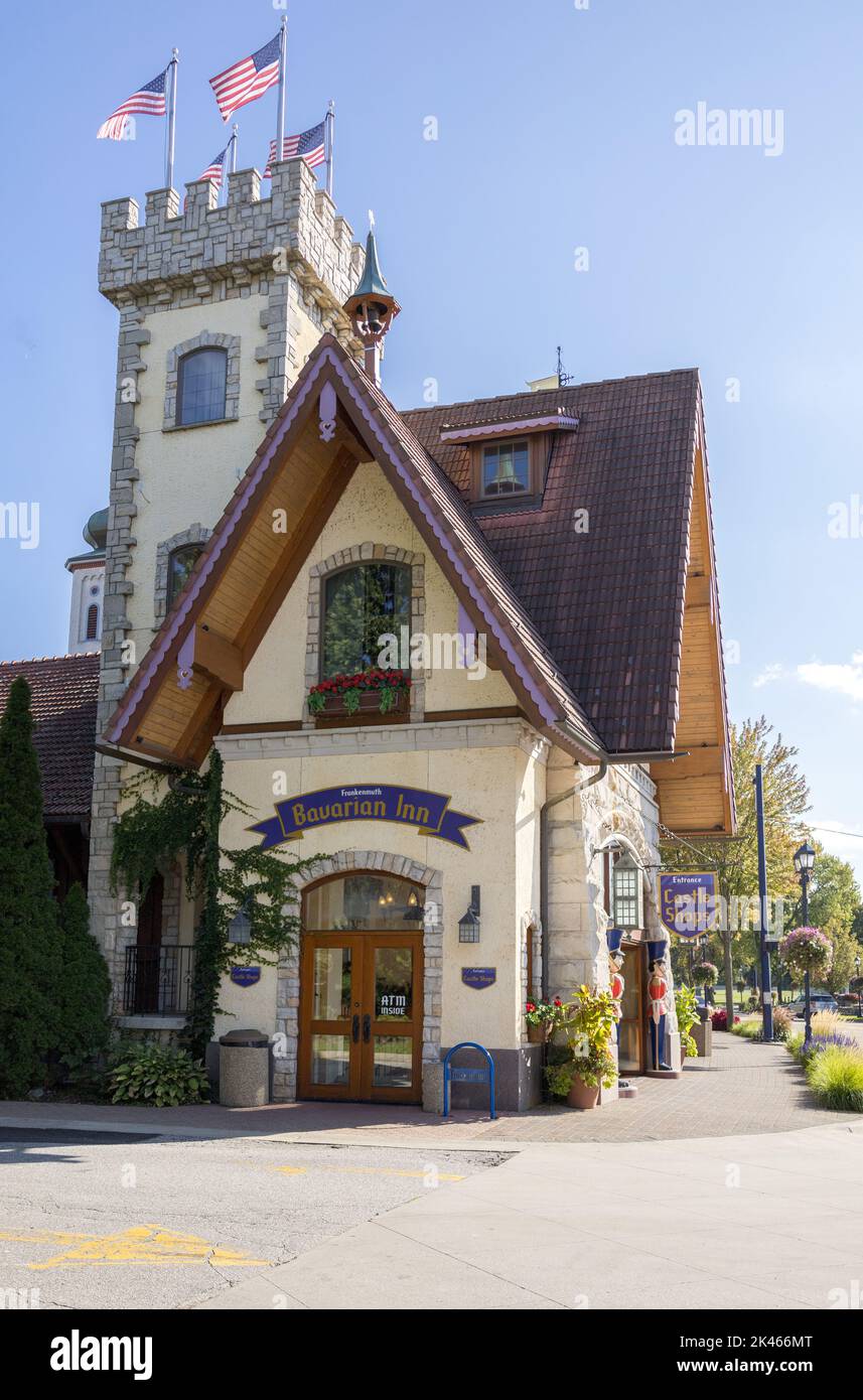 Bavarian Inn Restaurant Frankenmuth Michigan Famous For It's Chicken Dinners Stock Photo