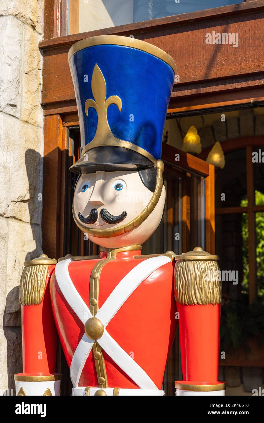 A Life Size Toy Christmas Nutcracker Military Soldier Figurine