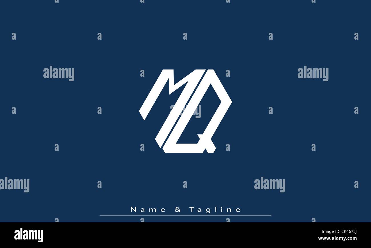 Letter mq logo Stock Vector Images - Alamy