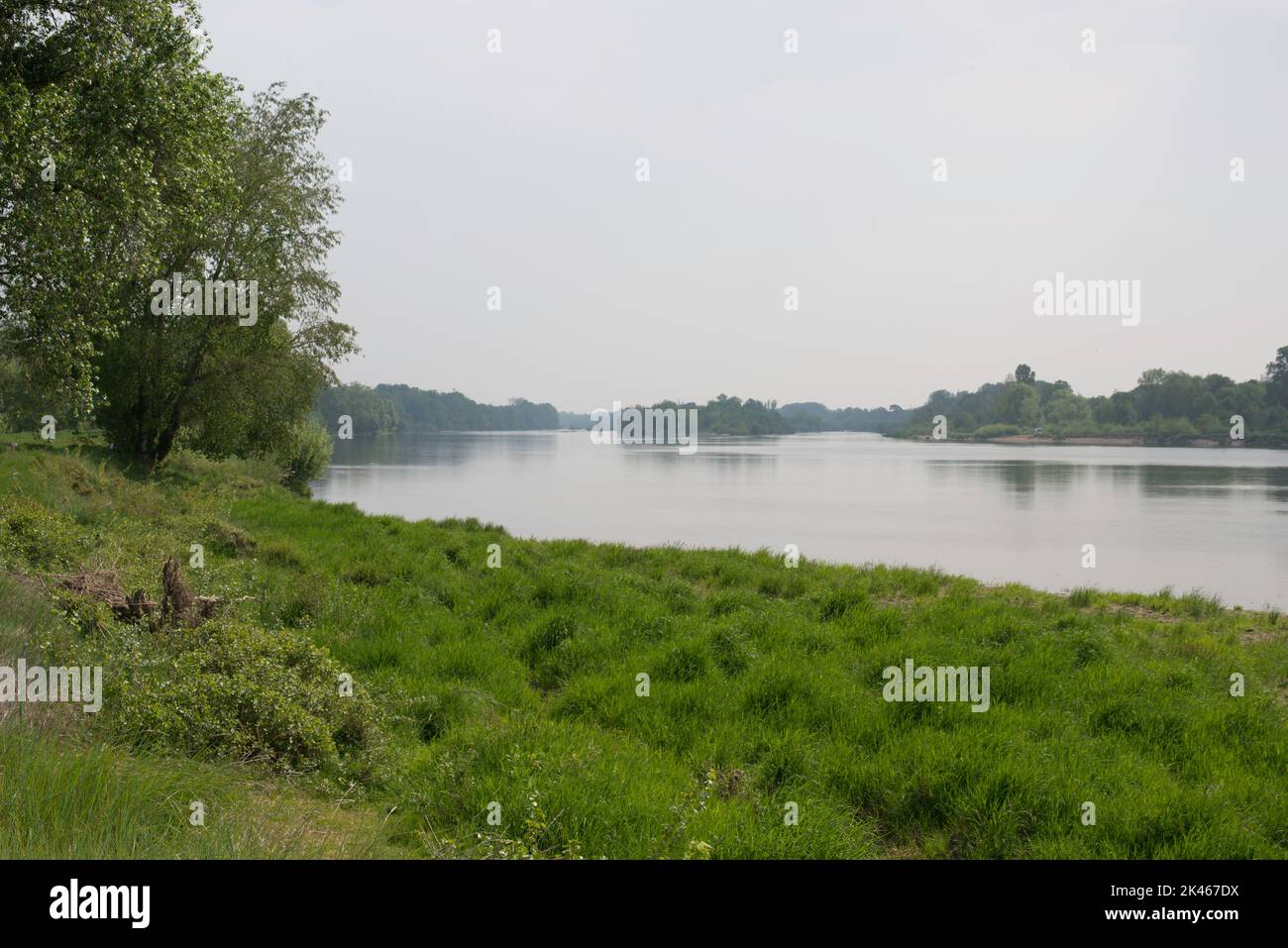 Les bords de Loire Stock Photo