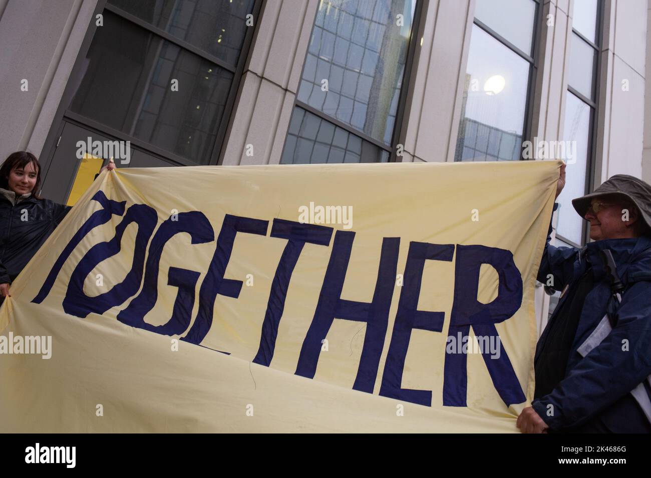 Glasgow, Scotland, 30 September, 2022. Enough is Enough demonstration