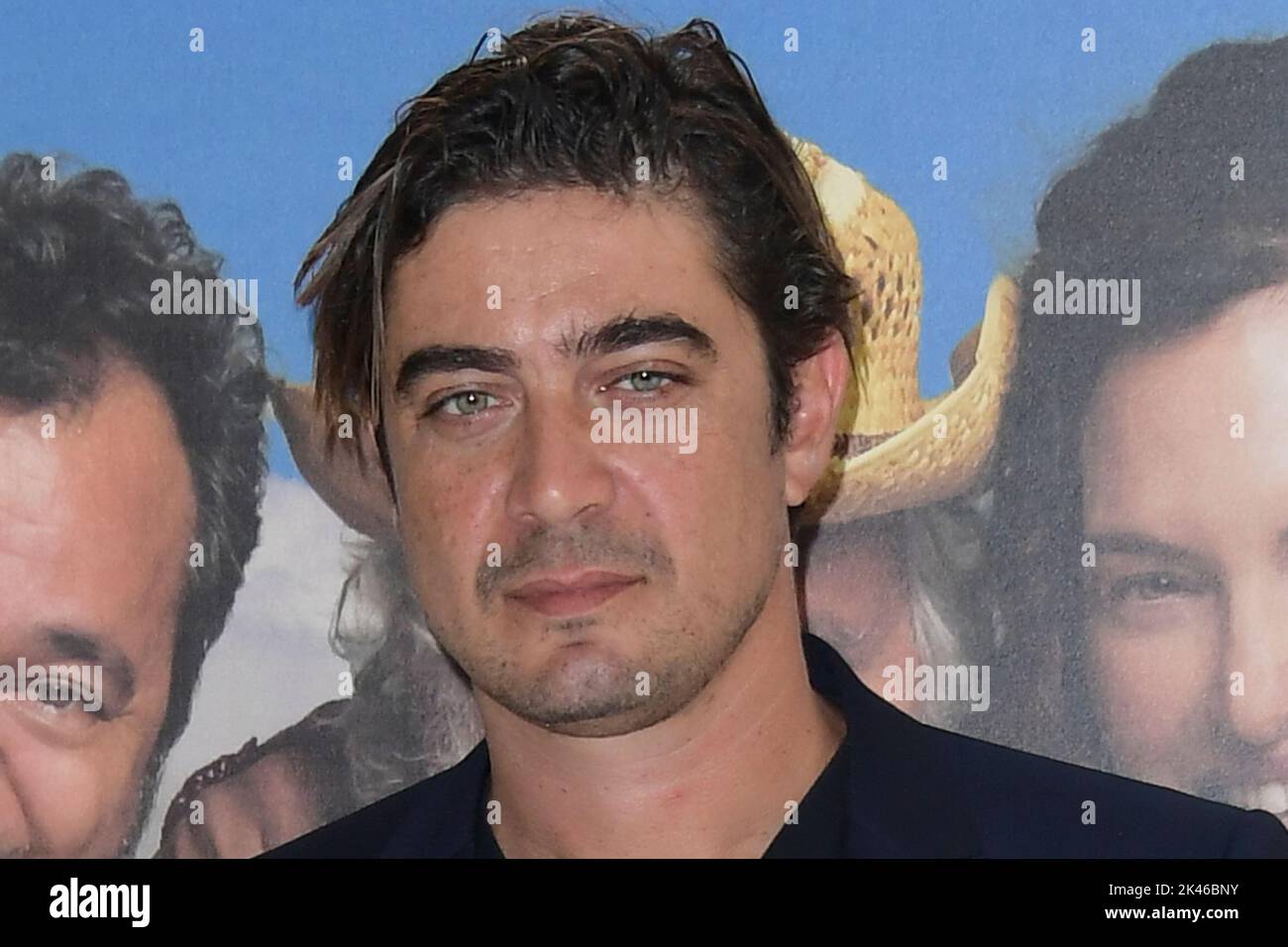 Riccardo Scamarcio attends the photocall of the movie 'Quasi orfano' at the Le Meridien Visconti Palace Hotel. (Photo by Mario Cartelli / SOPA Images/Sipa USA) Stock Photo