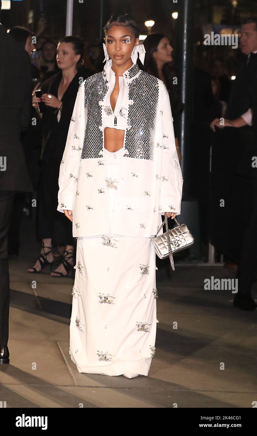 New York, USA. September 29 2022 Lori Harvey attend The Clooney