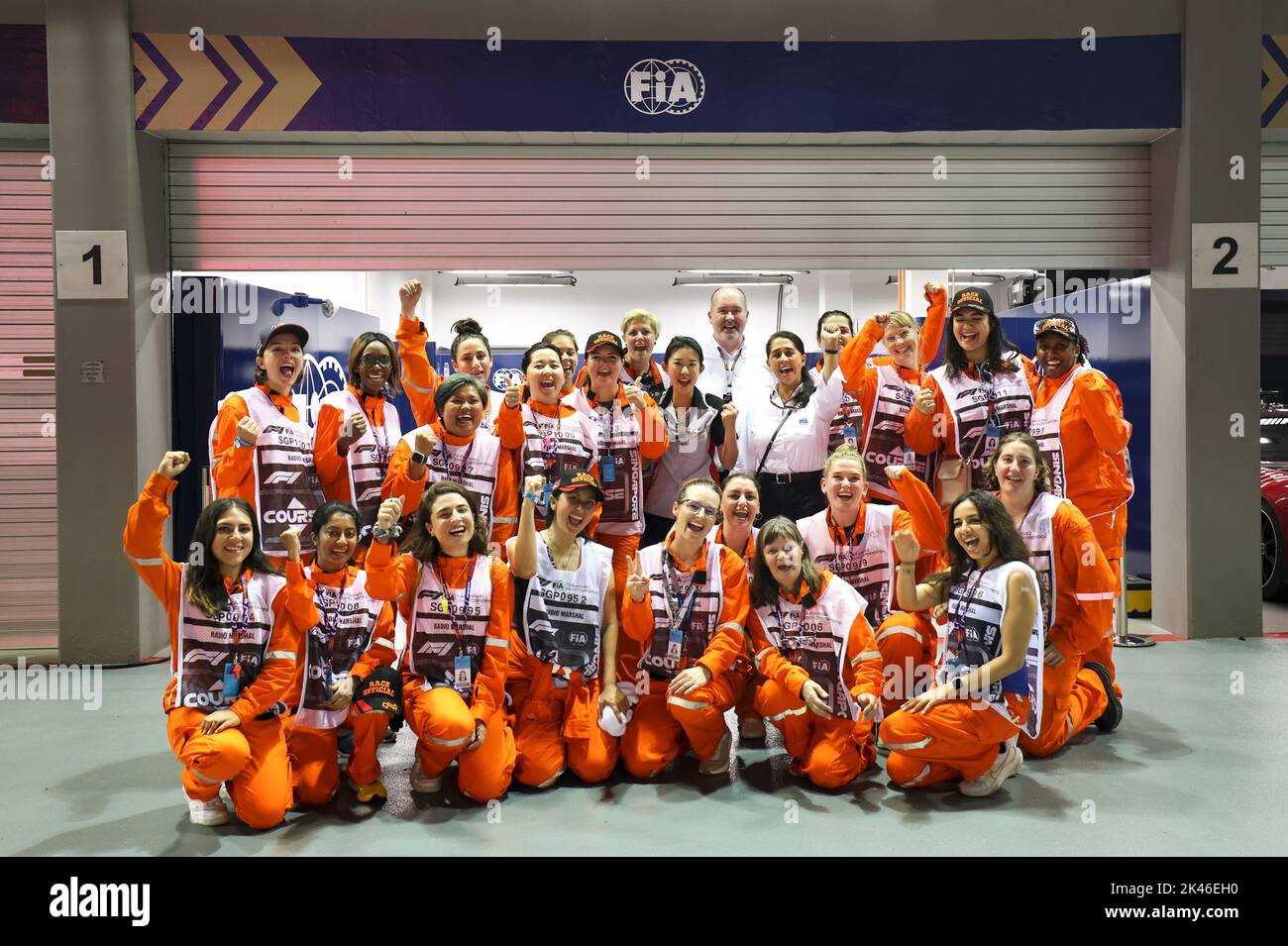 Singapore. 30th Sep, 2022. Richard Reid during the Formula 1 Singapore Airlines Singapore Grand Prix 2022, 17th round of the 2022 FIA Formula One World Championship from September 30 to October 02, 2022 on the Marina Bay Street Circuit, in Singapore - Photo: Florent Gooden / Dppi/DPPI/LiveMedia Credit: Independent Photo Agency/Alamy Live News Stock Photo