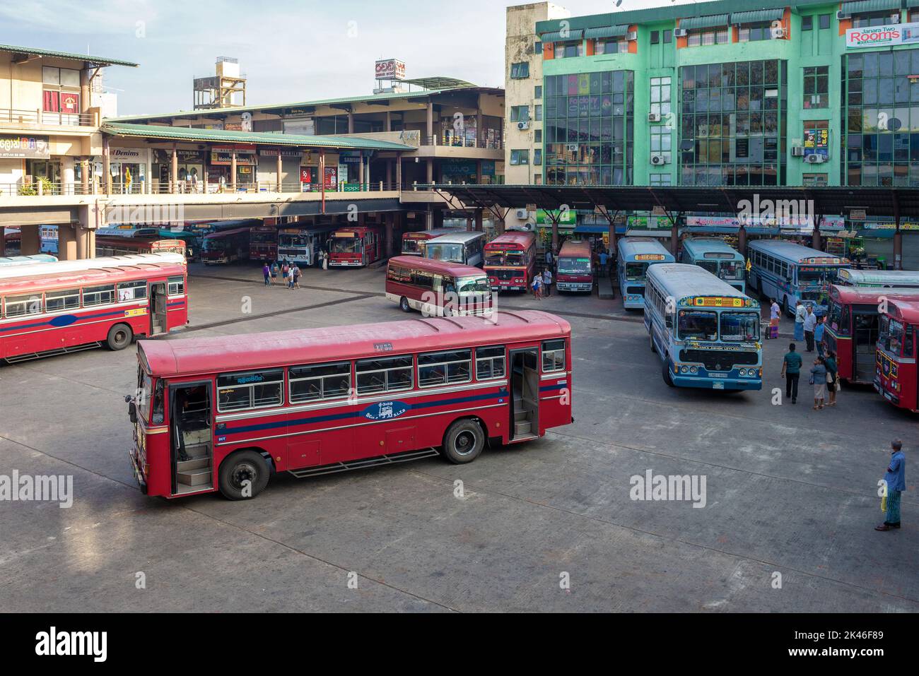 KURUNEGALA, SRI LANKA FEBRUARY 04, 2020 Morning on the intercity bus