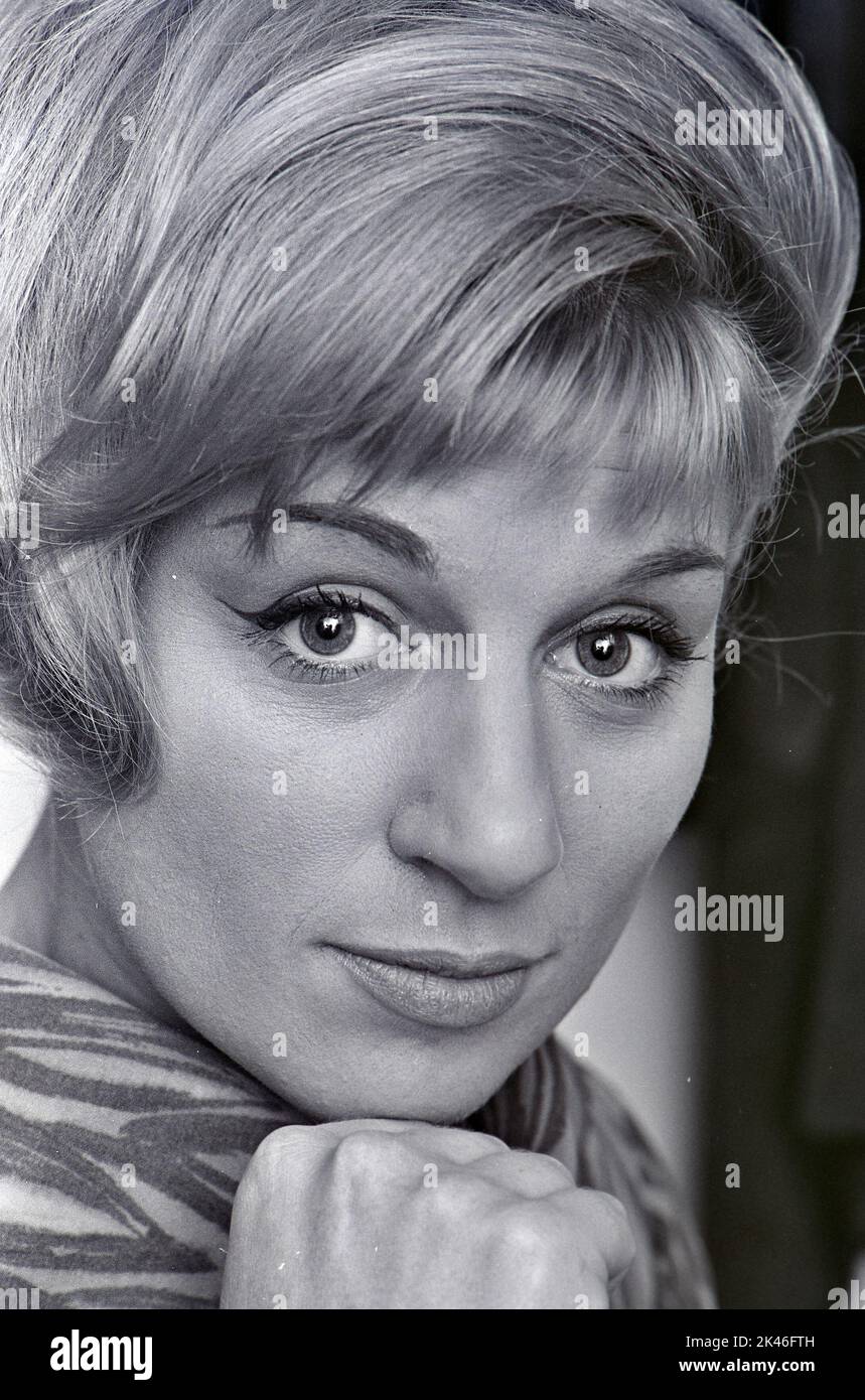 JACKIE TRENT (1940-2015) English singer/songwriter in May 1964. Photo: Tony Gale Stock Photo