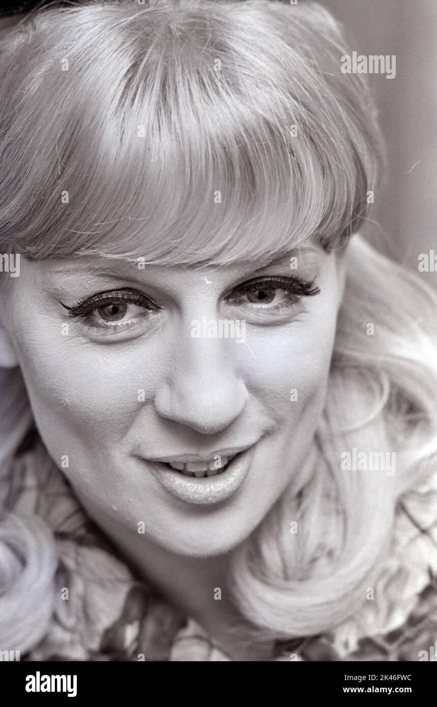 JACKIE TRENT (1940-2015) English singer/songwriter in May 1964. Photo: Tony Gale Stock Photo