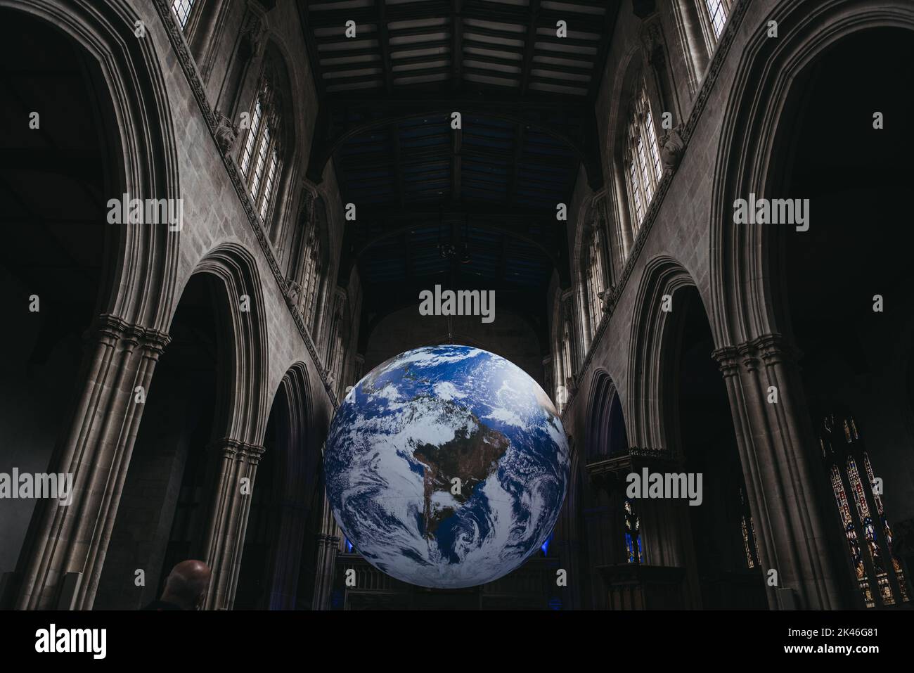 Gaia on display at University Church of St Mary the Virgin Stock Photo