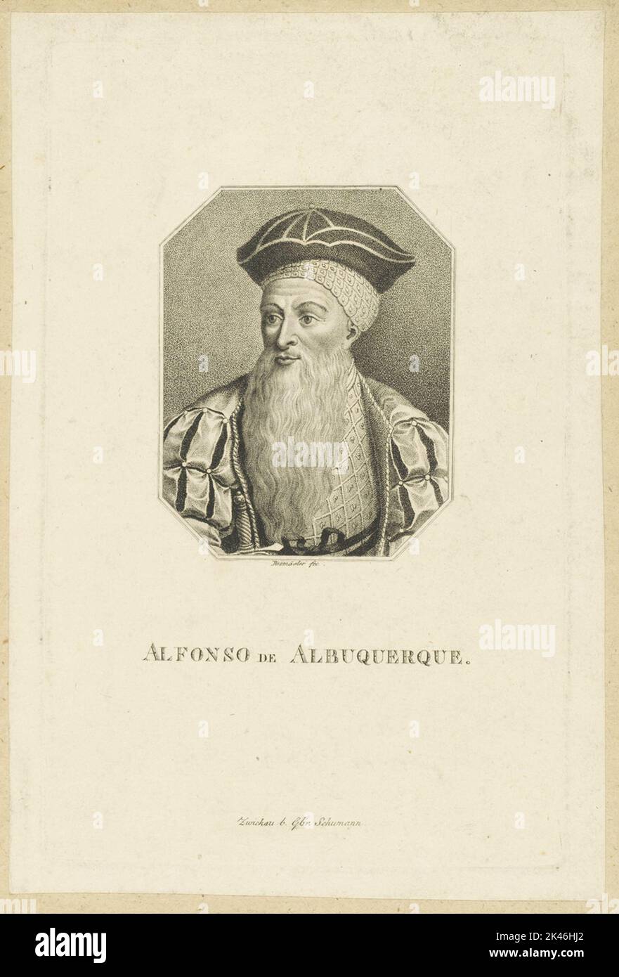 Portrait of the Alfonso de Albuquerque Stock Photo