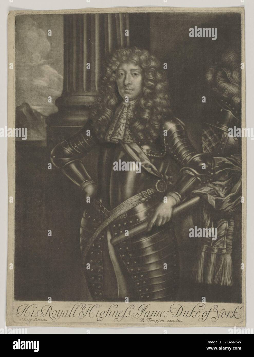 Portrait of the James Duke of York Stock Photo Alamy