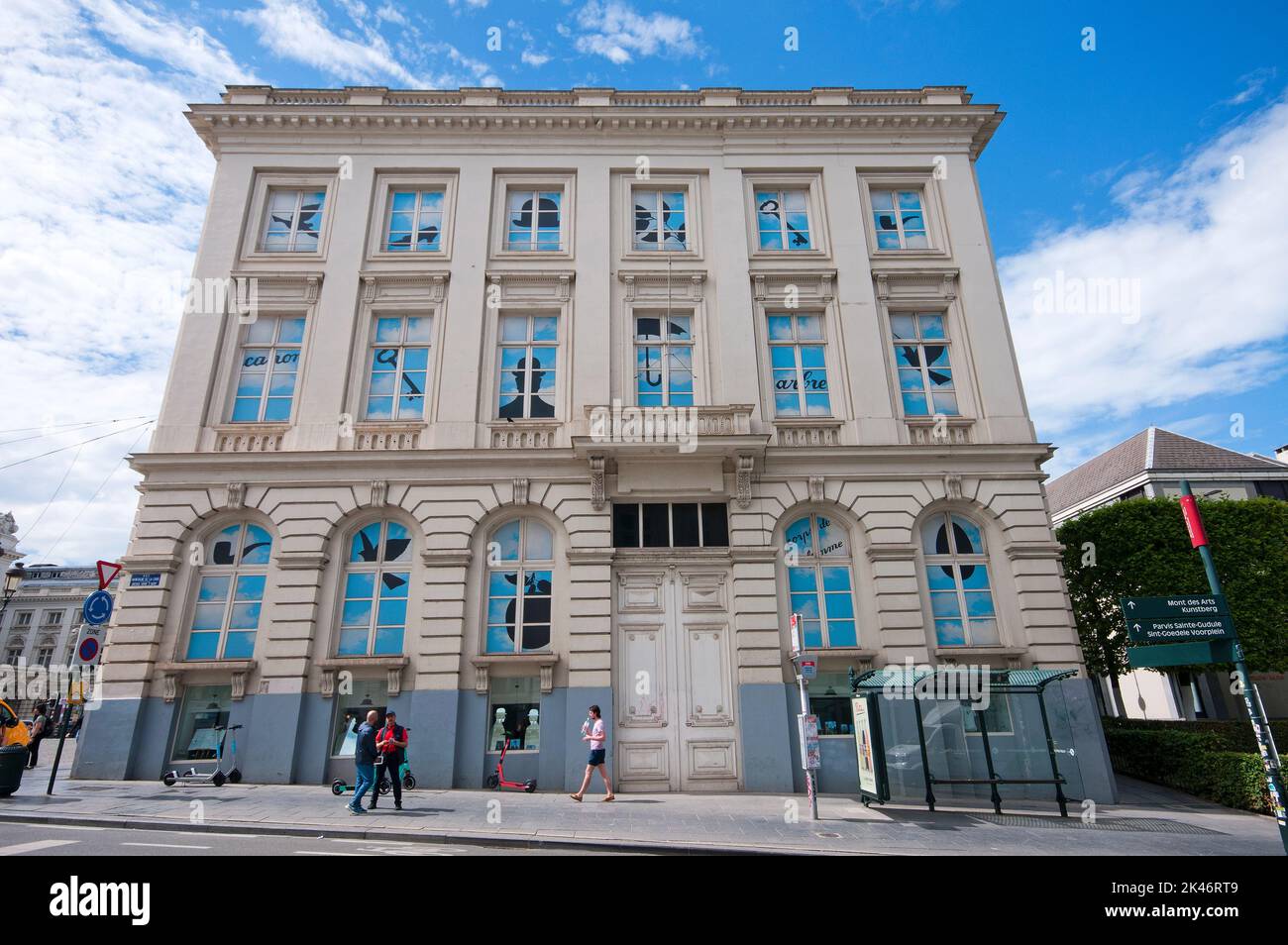 Magritte Museum, Brussels, Belgium Stock Photo