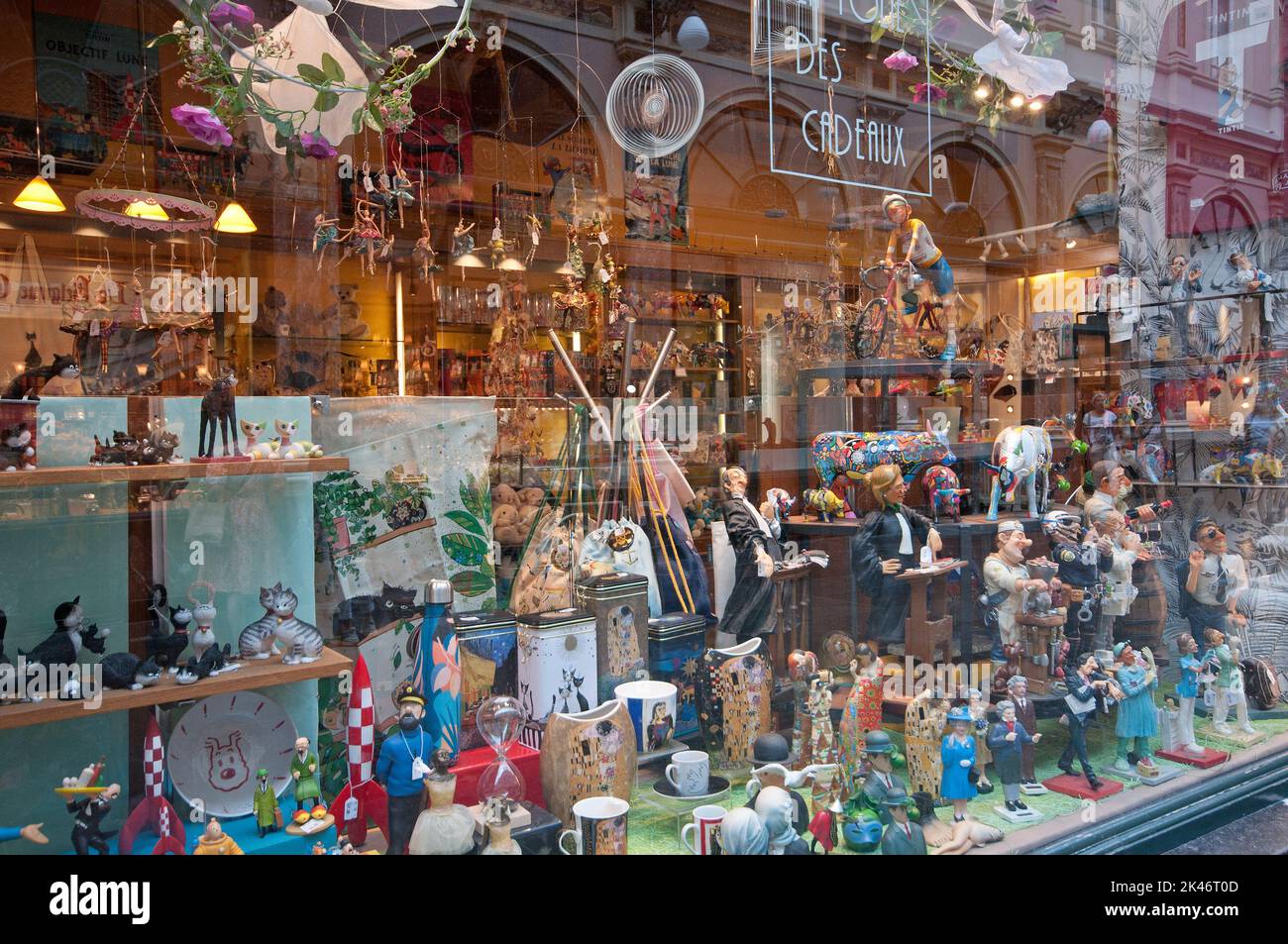 Gift shop in Brussels, Belgium Stock Photo